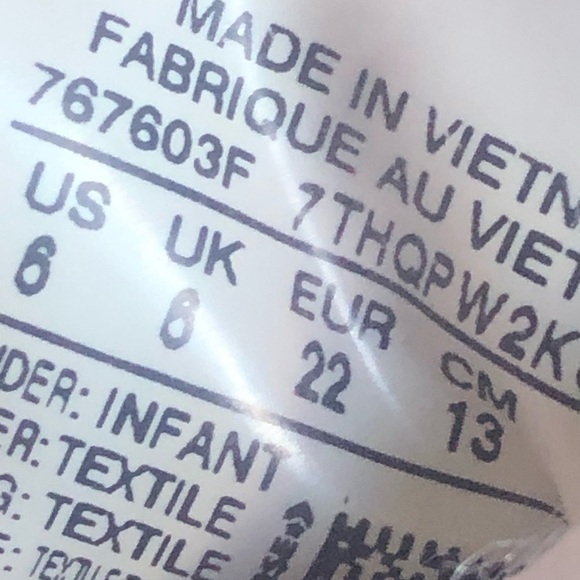 Converse Chuck Taylor All Star Hi Zebra Sneaker - infant 6 White/Rainbow - Picture 7 of 7